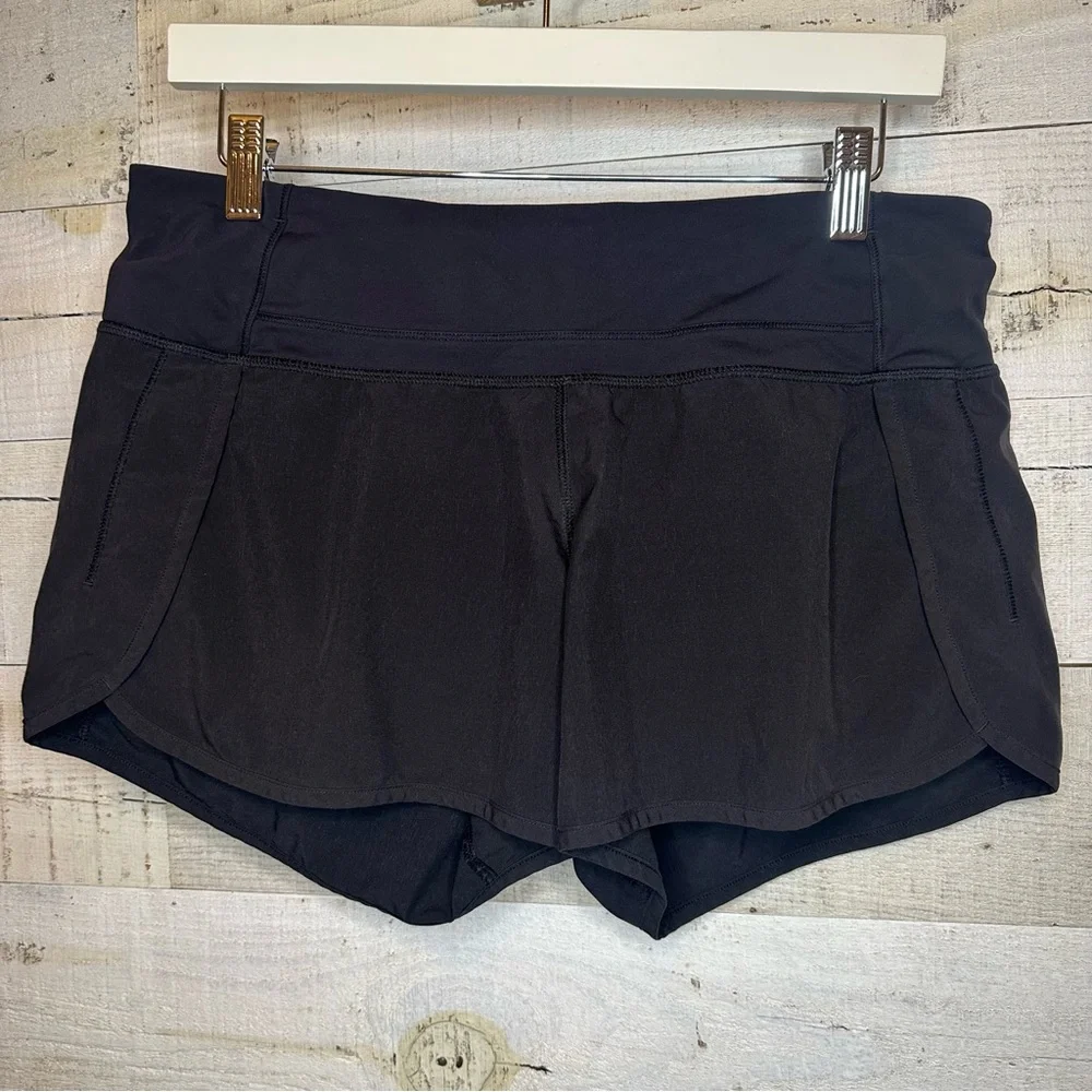 Lululemon Run Times Short *4-way Stretch Black 8 - Picture 5 of 12
